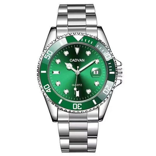 Fashion Watch Casual Clock Montre Homme Business Men Quartz Watch Calendar Green Water Wok Ghost Sport Men Wristwatch
