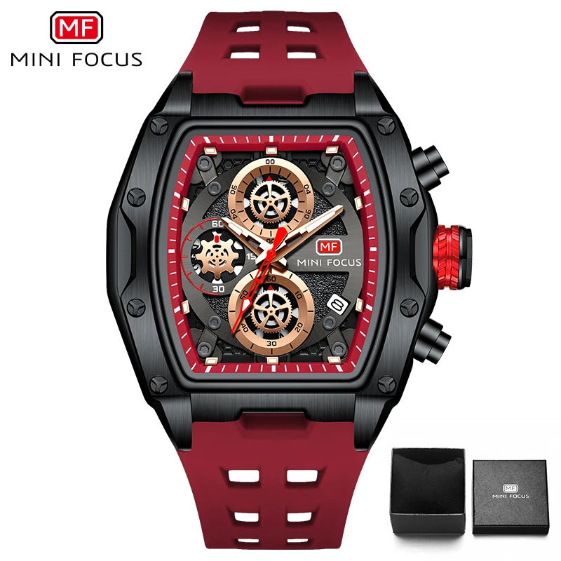 MINI FOCUS Watches for Men Multifunctional Casual Luxury Quartz Wrist Watches Waterproof Luxury Watch relogio masculino 0473G