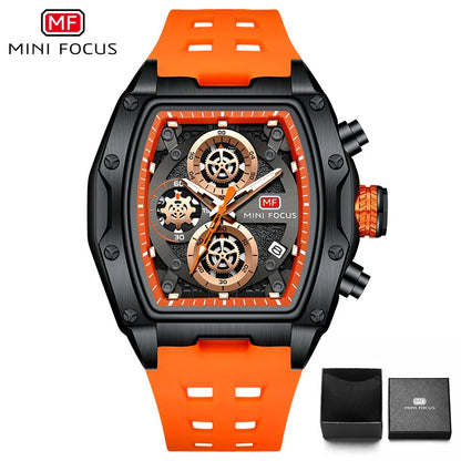 MINI FOCUS Watches for Men Multifunctional Casual Luxury Quartz Wrist Watches Waterproof Luxury Watch relogio masculino 0473G