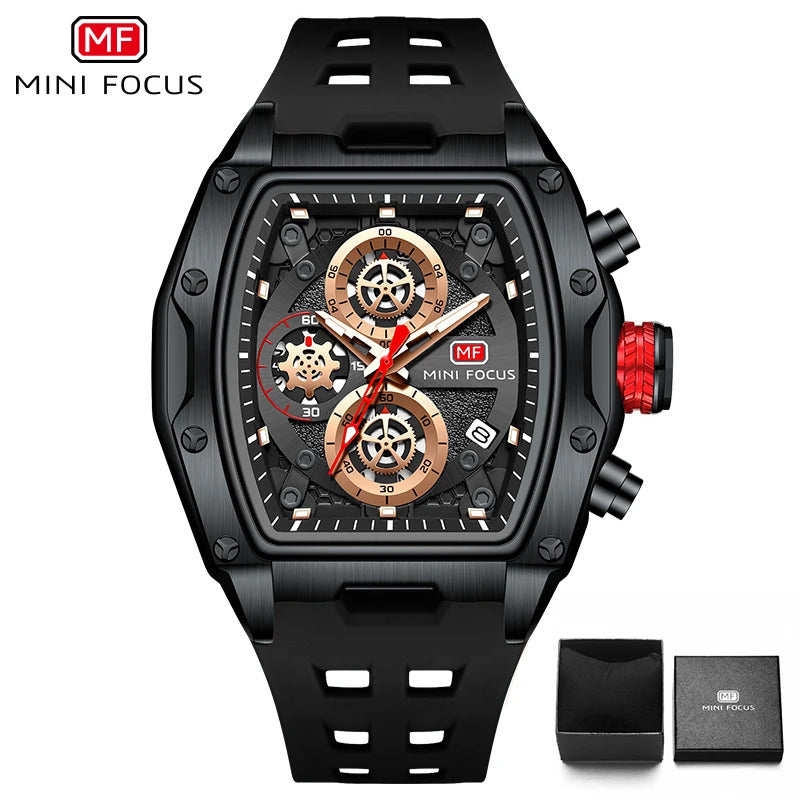 MINI FOCUS Watches for Men Multifunctional Casual Luxury Quartz Wrist Watches Waterproof Luxury Watch relogio masculino 0473G
