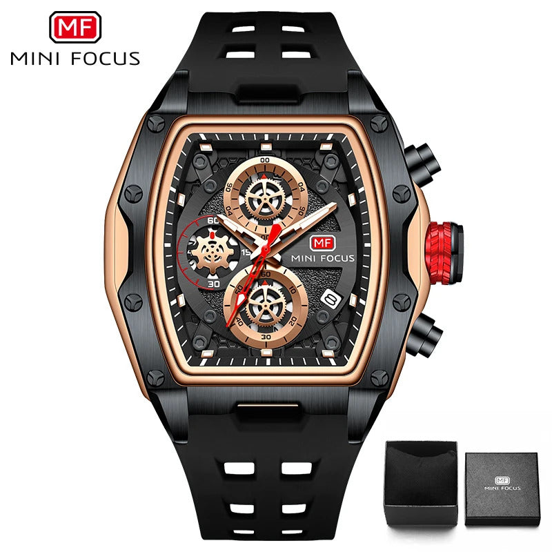 MINI FOCUS Watches for Men Multifunctional Casual Luxury Quartz Wrist Watches Waterproof Luxury Watch relogio masculino 0473G