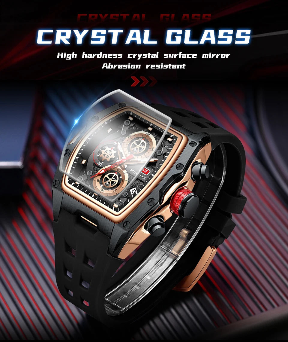 MINI FOCUS Watches for Men Multifunctional Casual Luxury Quartz Wrist Watches Waterproof Luxury Watch relogio masculino 0473G