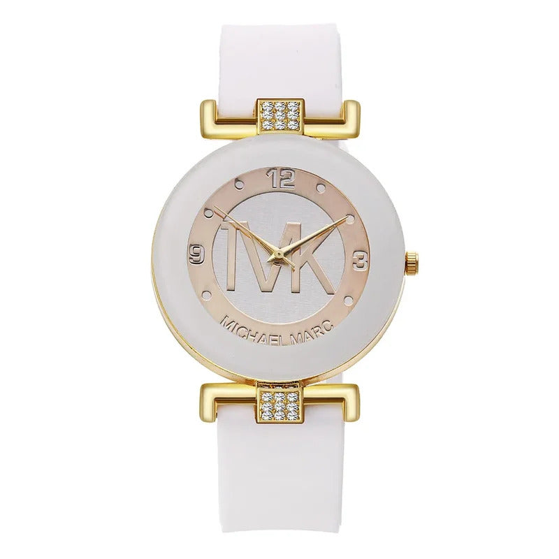 UTHAI W28 Women's Fashion Quartz Watch Light Luxury Diamond Silicone Band College Girl Watches Clock