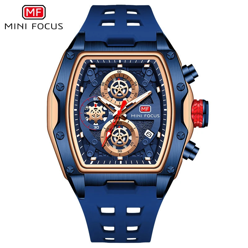MINI FOCUS Watches for Men Multifunctional Casual Luxury Quartz Wrist Watches Waterproof Luxury Watch relogio masculino 0473G
