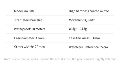 OLEVS 5885 Luxury Men Watch Diving Series Deep Waterproof Auto Date Stainless steel NEW Red Dial Original Wristwatch