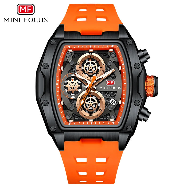 MINI FOCUS Watches for Men Multifunctional Casual Luxury Quartz Wrist Watches Waterproof Luxury Watch relogio masculino 0473G