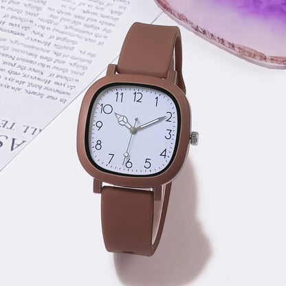 New Fashion Quartz Wrist Watch Original Brand Women's Watches Simplicity Ladies Causal Bracelet Silicone Strap Quartz Clock Gift