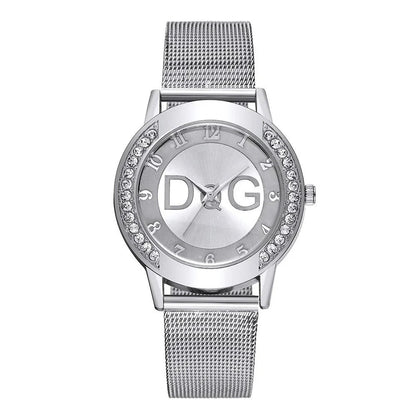 Luxury Brand Women's watches With Diamonds Simple Digital Design Ladies' Quartz Watch Casual Gold Mesh Belt Women Clock Strap