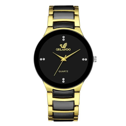 Men's fashion luxury business watch 2022 new brand neutral color matching steel strap ladies casual watch clock suit matching