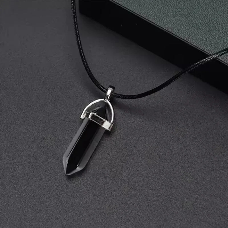 Fashion Men's Watch Casual Leather Band Quartz Wristwatch Men Business Watches Bracelet Necklace Set