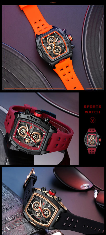 MINI FOCUS Watches for Men Multifunctional Casual Luxury Quartz Wrist Watches Waterproof Luxury Watch relogio masculino 0473G