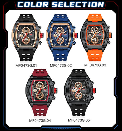 MINI FOCUS Watches for Men Multifunctional Casual Luxury Quartz Wrist Watches Waterproof Luxury Watch relogio masculino 0473G