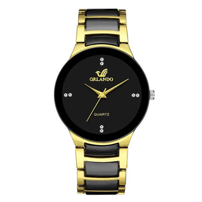 Men's fashion luxury business watch 2022 new brand neutral color matching steel strap ladies casual watch clock suit matching