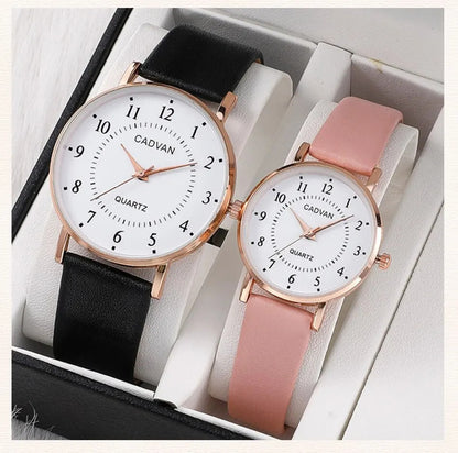 2pcs Couple Watches Watch For Women Men Waterproof Clock Male Calendar Quartz Wrist Watches Leather Ladies Man Watches