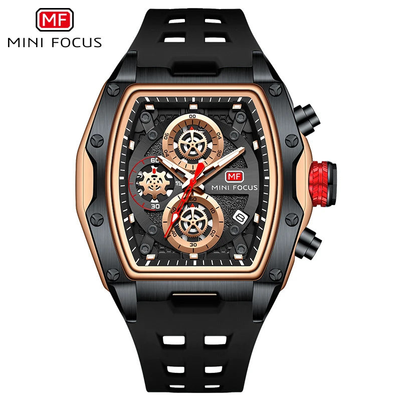 MINI FOCUS Watches for Men Multifunctional Casual Luxury Quartz Wrist Watches Waterproof Luxury Watch relogio masculino 0473G