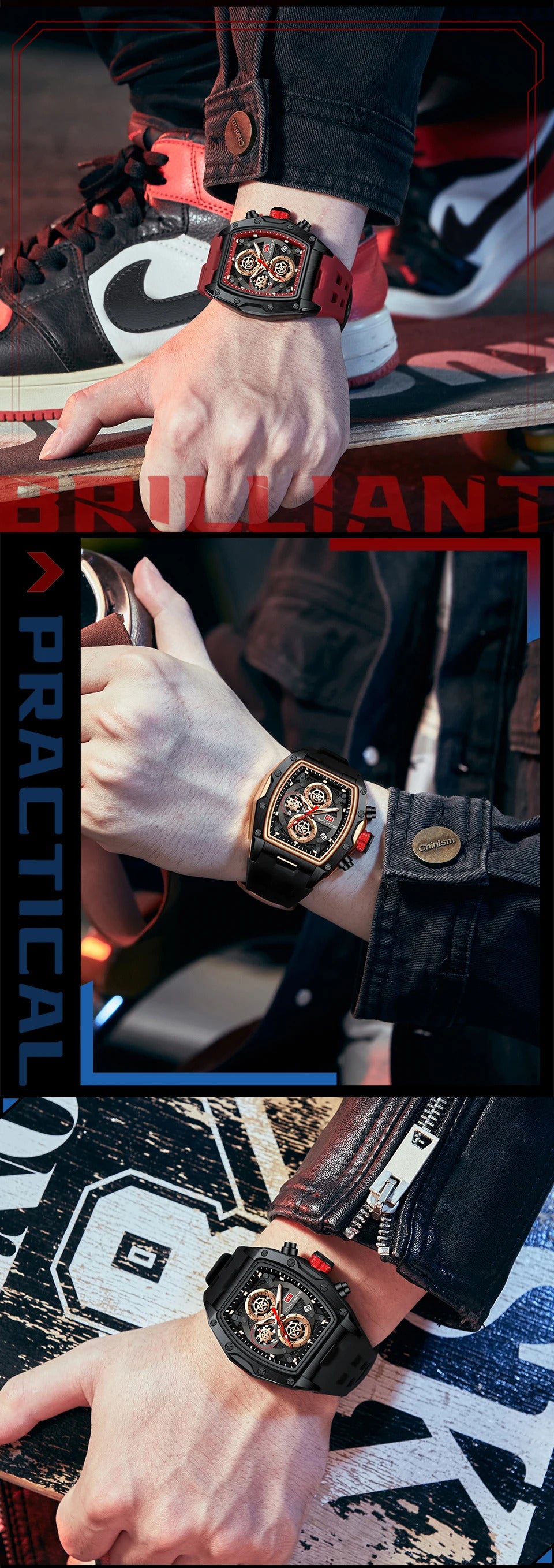 MINI FOCUS Watches for Men Multifunctional Casual Luxury Quartz Wrist Watches Waterproof Luxury Watch relogio masculino 0473G