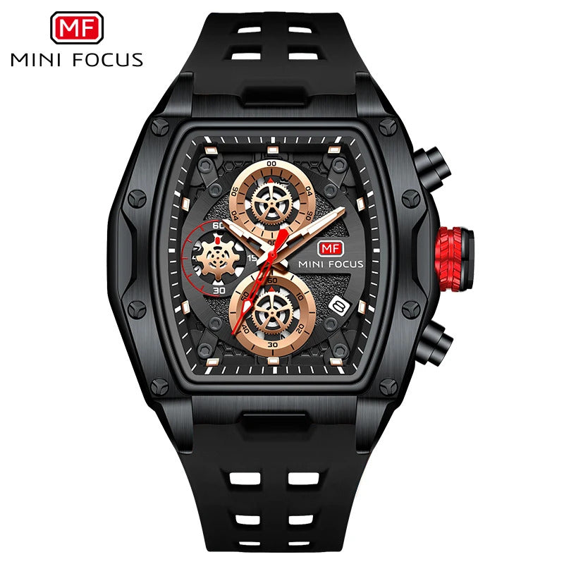 MINI FOCUS Watches for Men Multifunctional Casual Luxury Quartz Wrist Watches Waterproof Luxury Watch relogio masculino 0473G