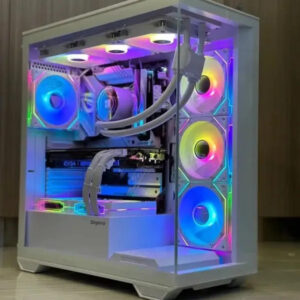 AOTESIER PC Gaming With Core i7-4790 Processor/512G SSD/16GB RAM 3200MB DDR3/Windows 11 HD Graphics 4600 Graphics/ white