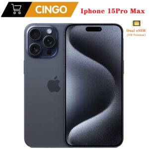 Refurbished  Refurbished  iPhone 15 Pro Max Dual eSIM 6.7" Genuine LTPO Super Retina XDR OLED Face ID NFC A17Pro 8GB 256/512GB 5G Mobile Phone Original 15